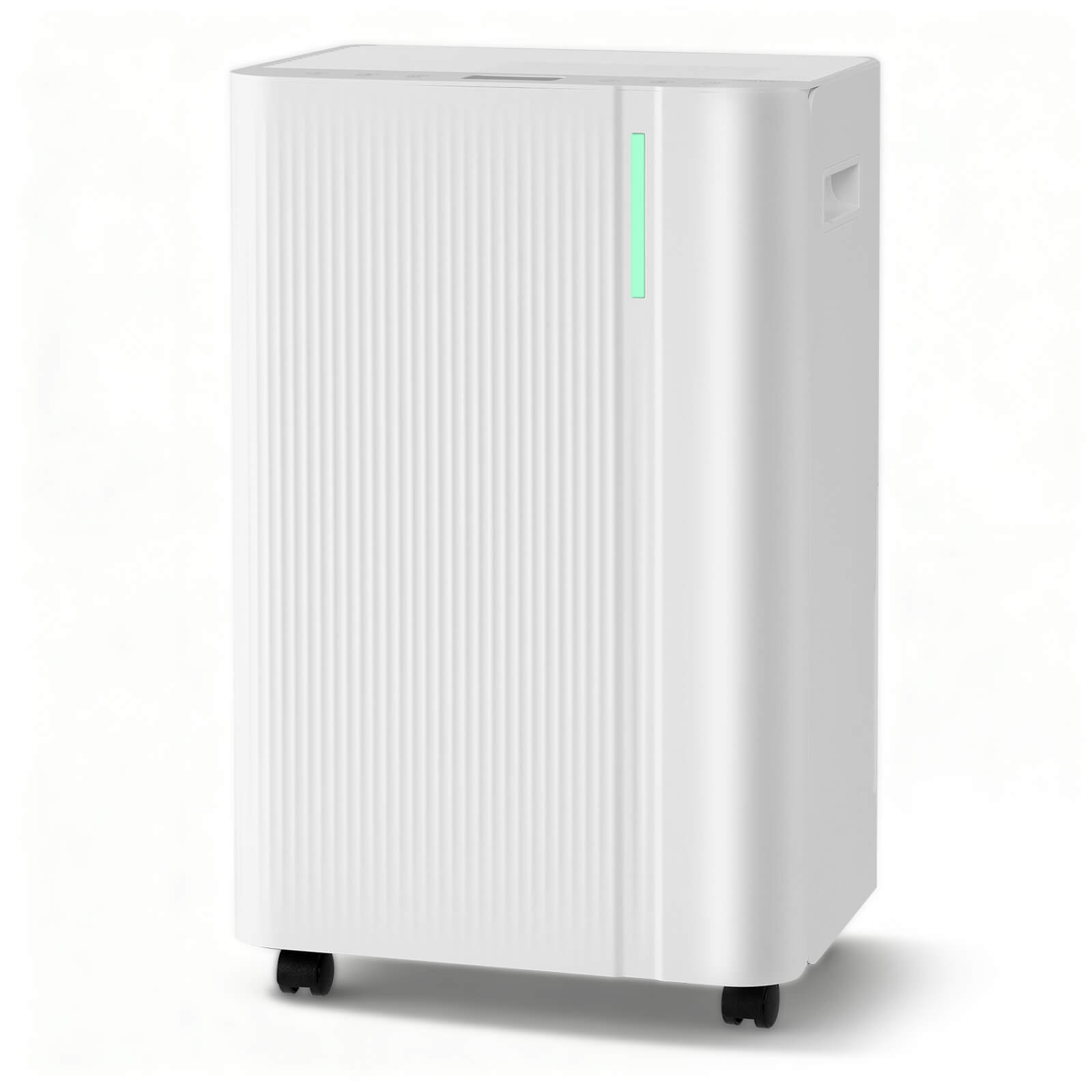 Front. Costway - Costway 54 pints Dehumidifier With Drain Hose 3 Modes LED Display 3-Color Indicator Light 4500 Sq.Ft - White.