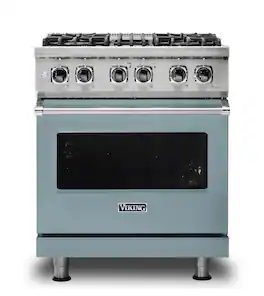 Viking - 30-Inch Dual Fuel Freestanding Range - November Sky