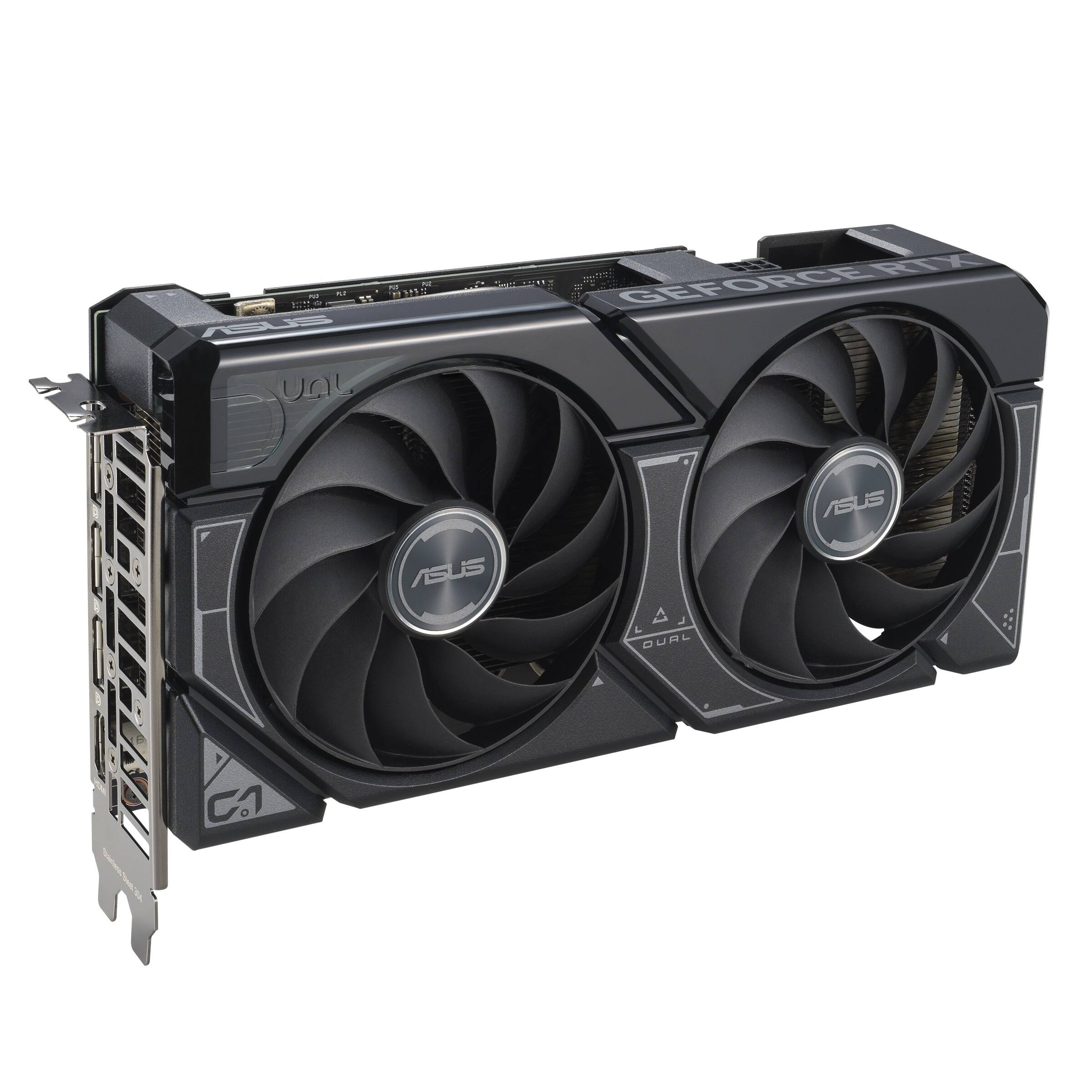 Alt View 12. ASUS - NVIDIA GeForce RTX 4060 Overclock 8GB GDDR6 PCI Express 4.0 Graphics Card - Black.