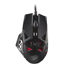 Mad Catz - M.O.J.O. M1 Ultra Lightweight Gaming Mouse with DAKOTA™ Technology 12000 DPI Optical Sensor - Wired - Wired - Black