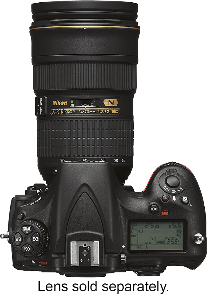 Best Buy: Nikon D810 DSLR Camera (Body Only) Black 1542
