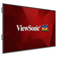 Front. ViewSonic - CDE43G3 43-inch 4K UHD Commercial Display - Black.