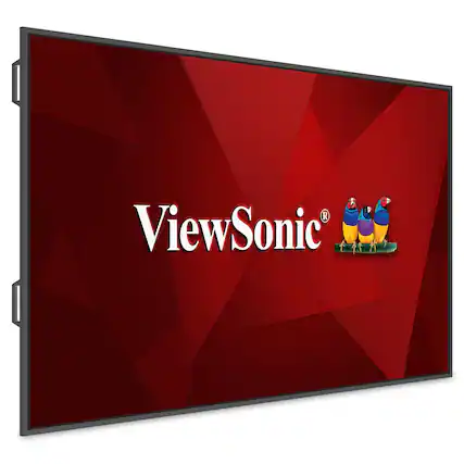 Front. ViewSonic - CDE43G3 43-inch 4K UHD Commercial Display - Black.