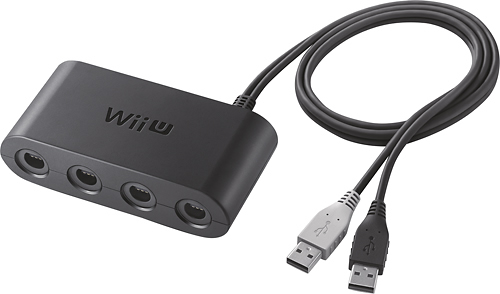 Nintendo GameCube Controller Adapter for Wii U WUPAGGKA - Best Buy