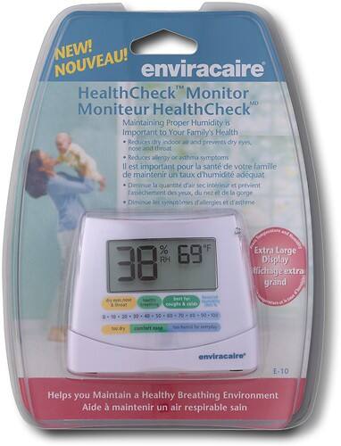 Front Standard. Honeywell - enviracaire Health Check Humidity/Temperature Indicator.