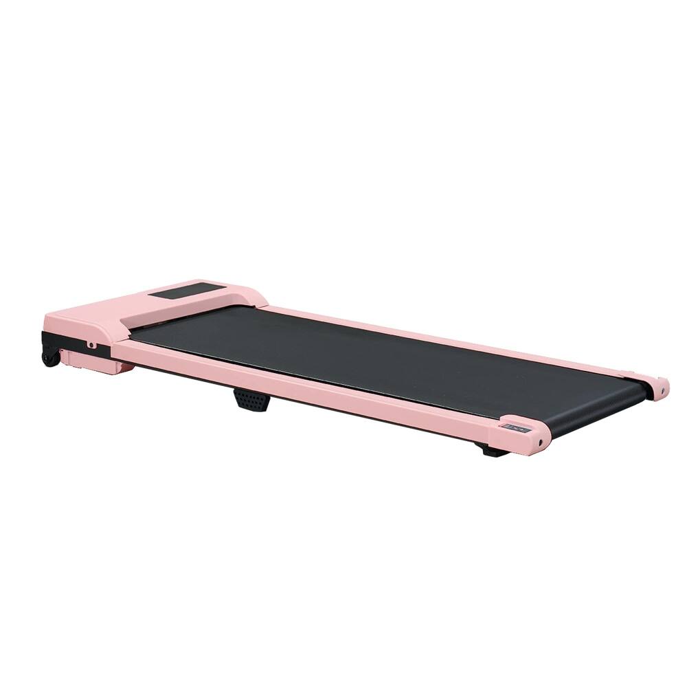 Alt View 9. Loheer - Loheer Pink Walking Pad 3 in 1 Portable Treadmill with Quiet Brushless Motor Under Desk Compact Home Office Workout - Pink.
