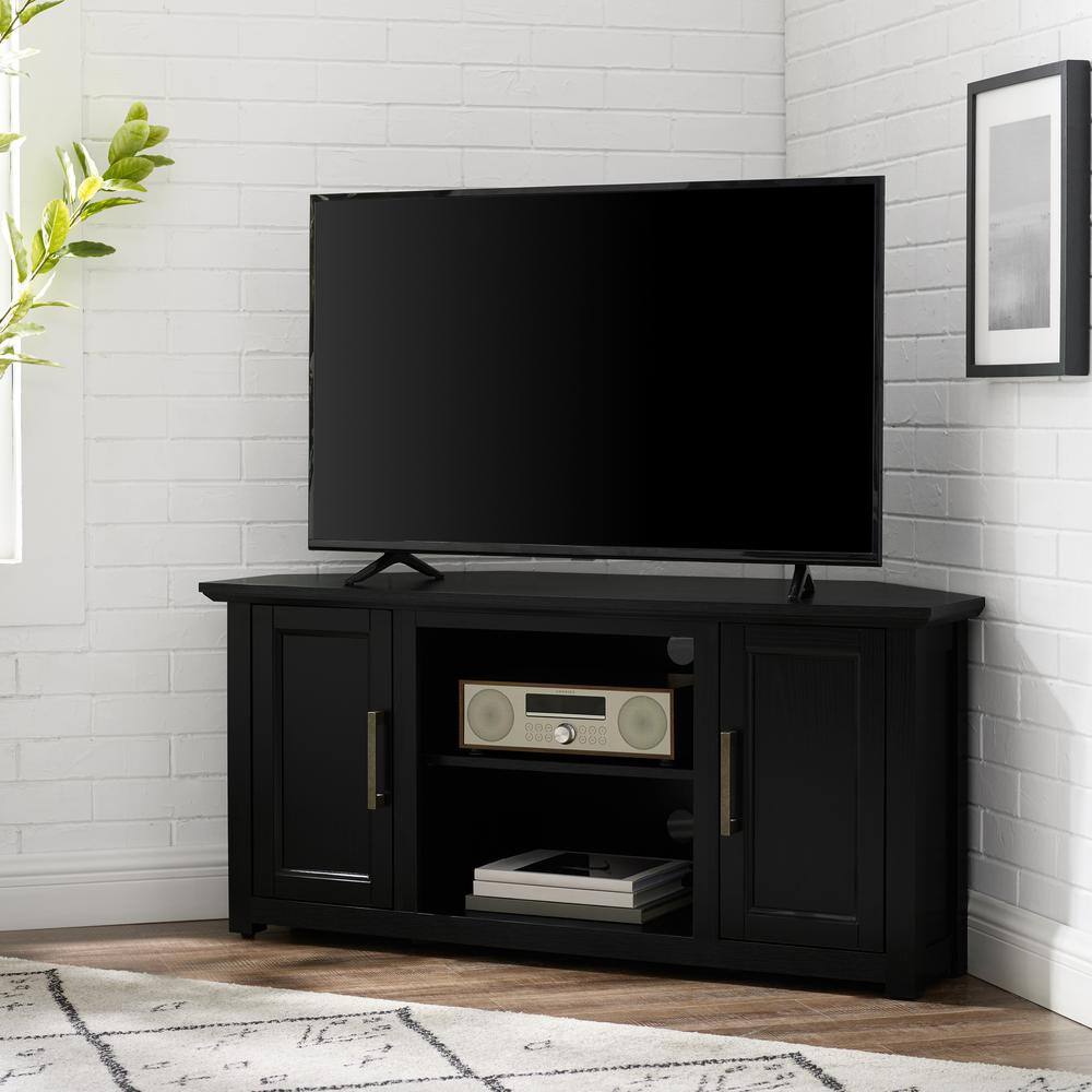 Alt View 1. Crosley Furniture - Camden Corner Tv Stand For 50+ Inch Tv - Black.