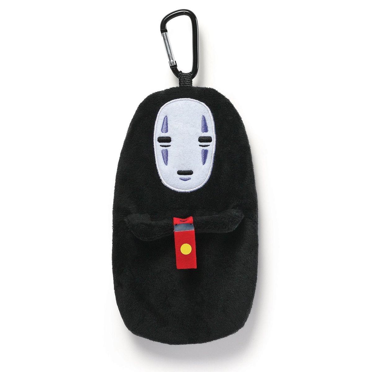 Enesco - Spirited Away 8" Clip On Plush Pouch No Face - Black/White