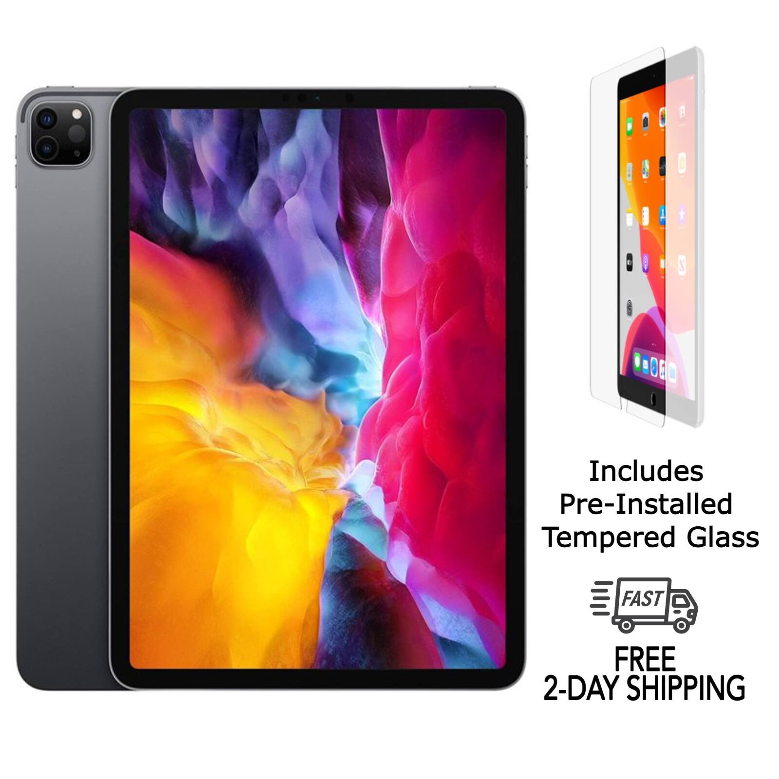 Includes Pre-Installed Tempered Glass  
FAST FREE 2-DAY SHIPPING