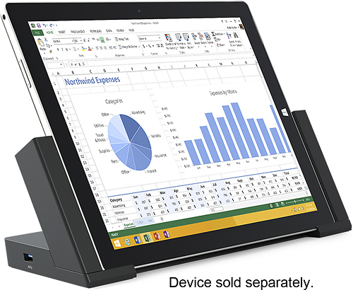 Microsoft Surface Pro Station Black 3Q9-00001 - Best Buy
