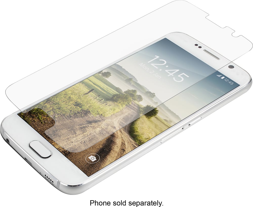 Angle. ZAGG - InvisibleShield HDX Defense Screen Protector for Samsung Galaxy S6 Cell Phones - Clear.