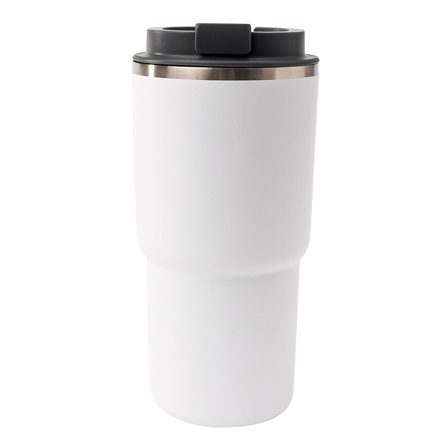 Alt View 6. Asobu - 22-Oz Pick Me Up Insulated Travel Mug - White.