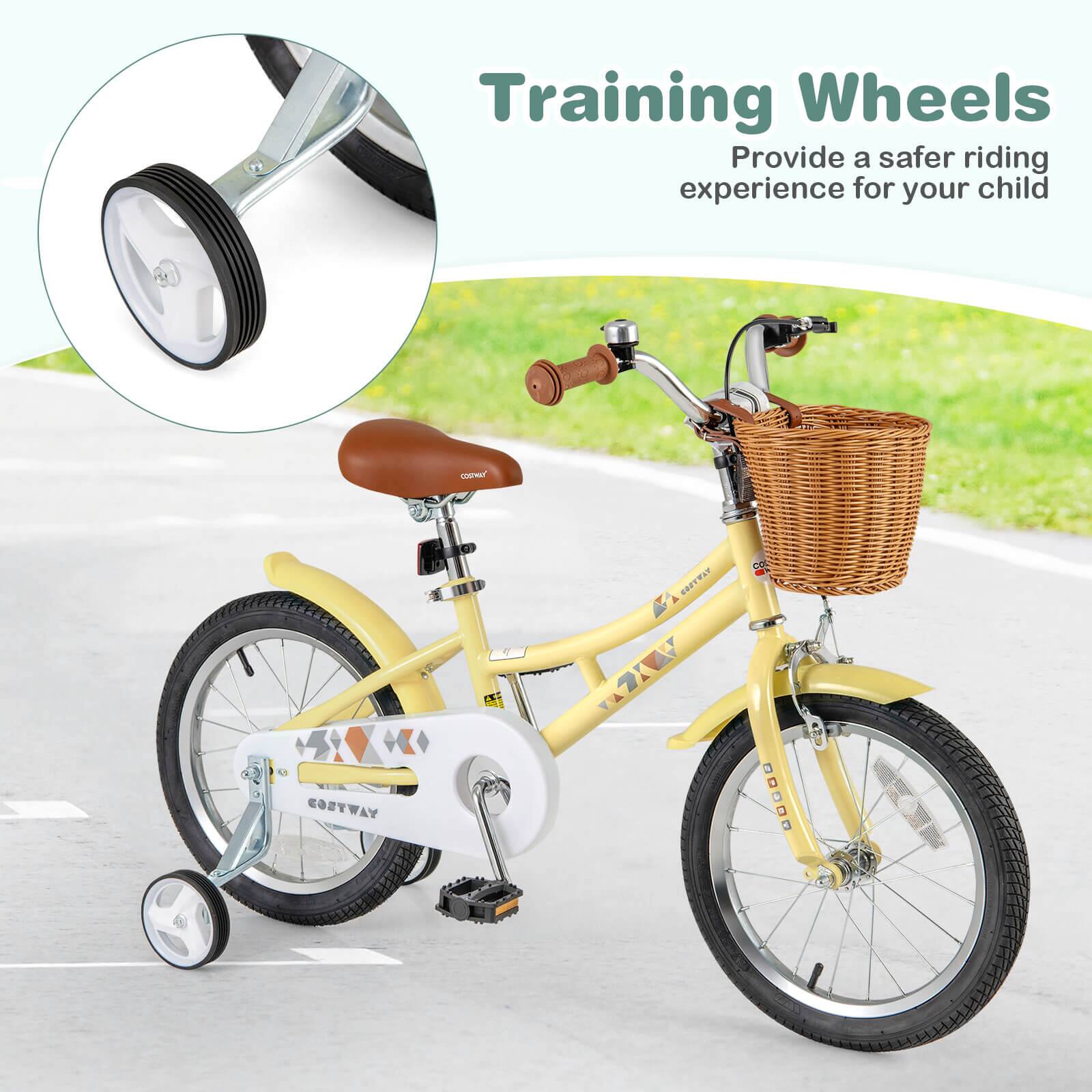Training Wheels  
Provide a safer riding experience for your child