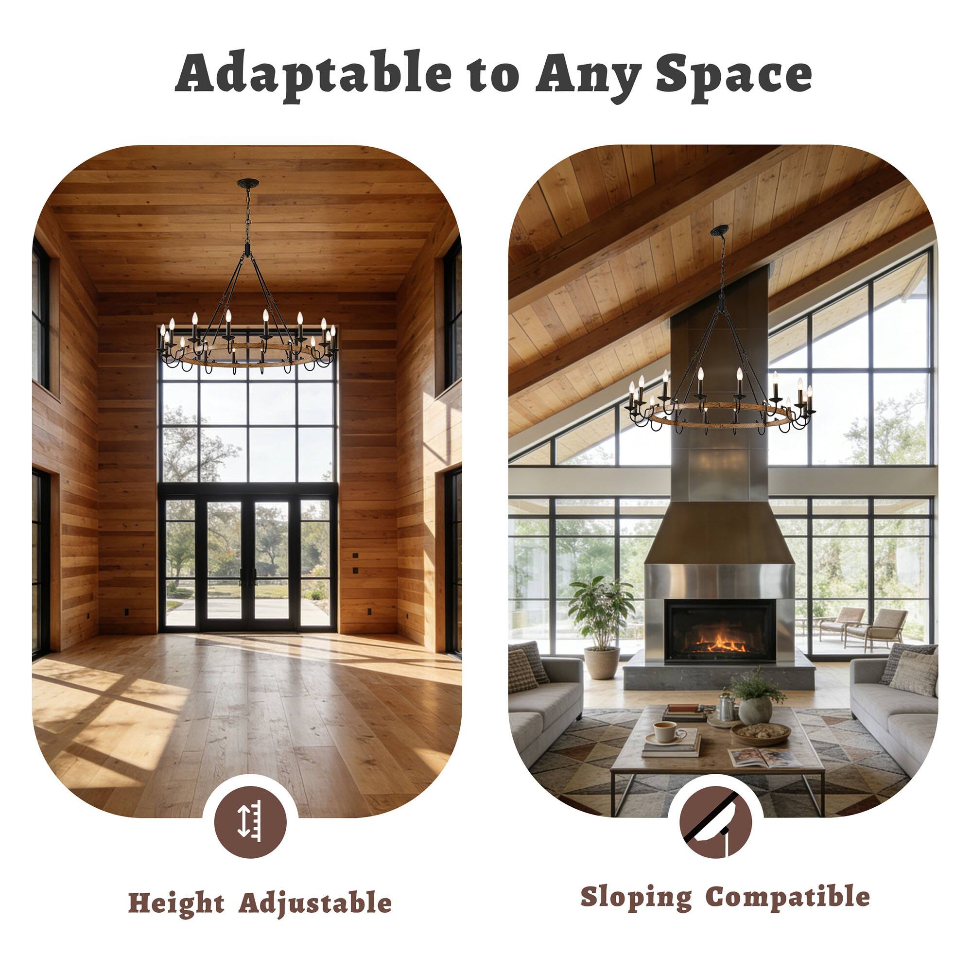 Adaptable to Any Space

Height Adjustable

Sloping Compatible