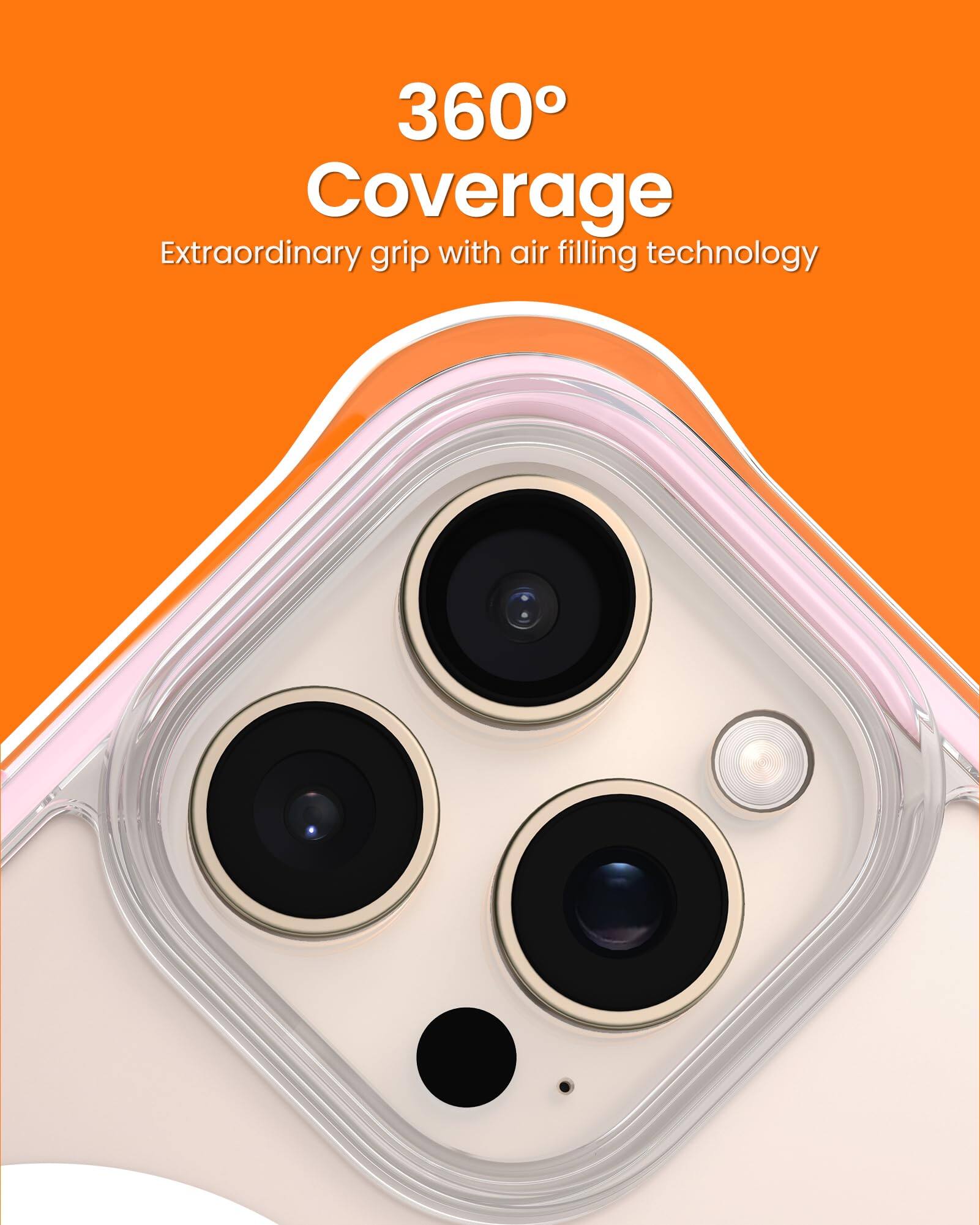 360° Coverage
Extraordinary grip with air filling technology