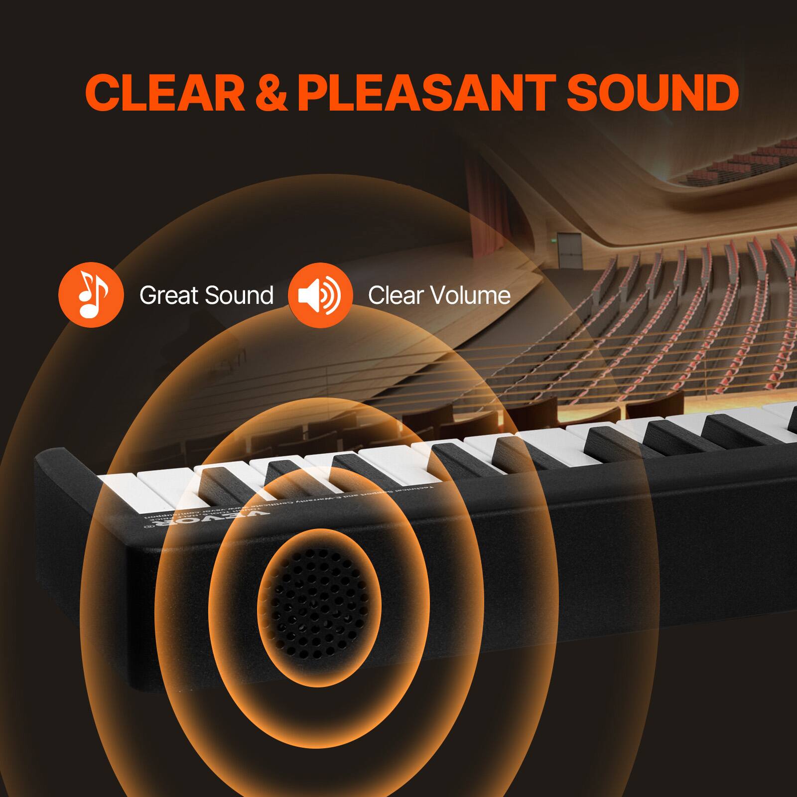 CLEAR & PLEASANT SOUND

Great Sound  
Clear Volume