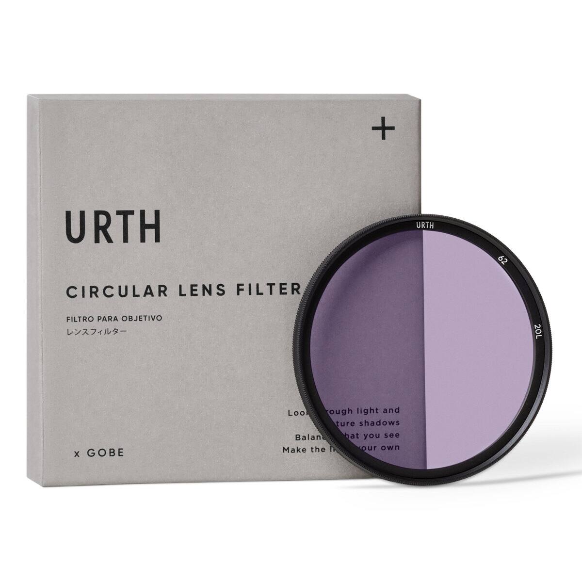 URTH CIRCULAR LENS FILTER FILTRO PARA OBJETIVO 20L x GOBE

Look through light and nurture shadows. Balance what you see. Make the image your own