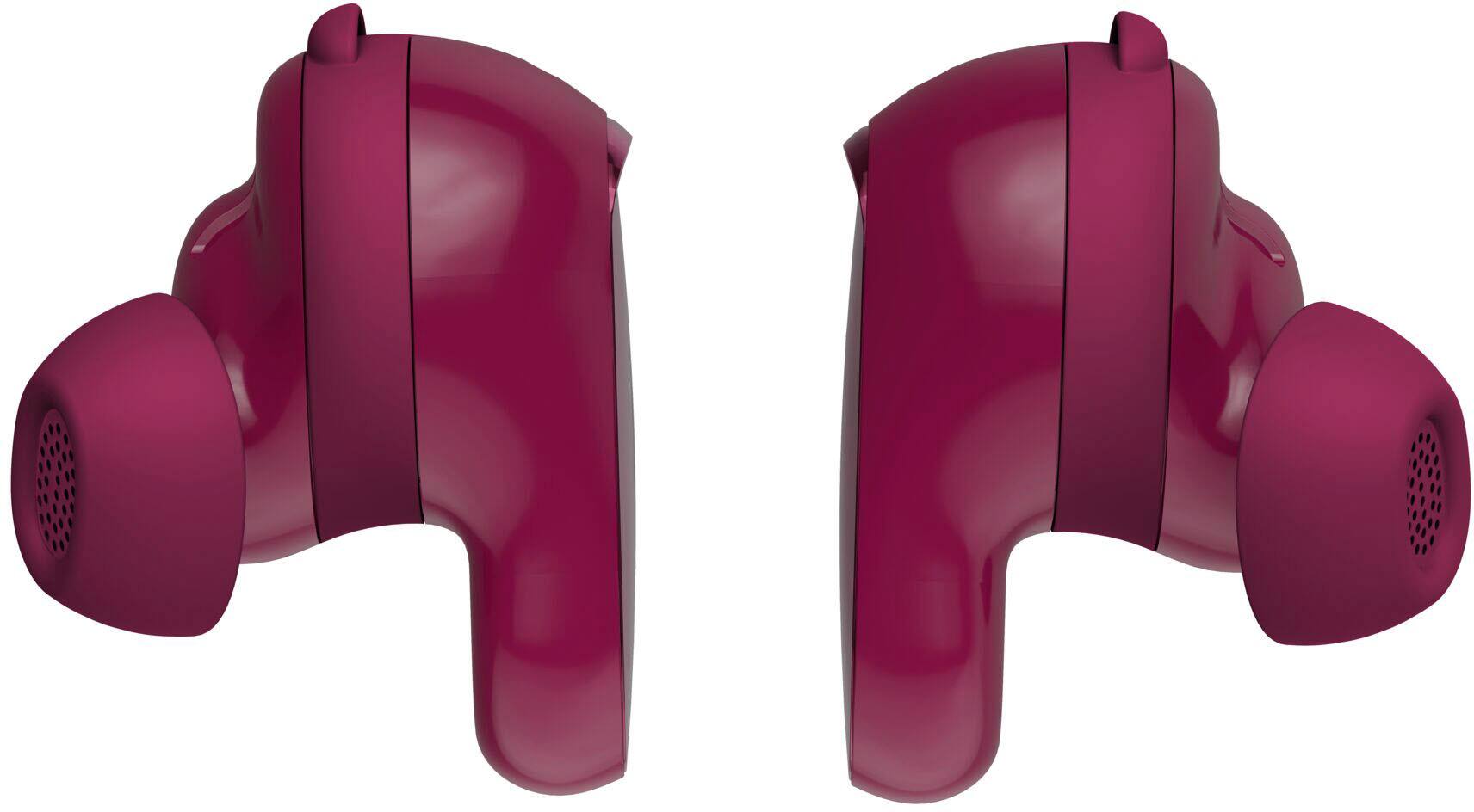 Left. Bose - QuietComfort Ultra (2nd Gen) True Wireless Noise Cancelling In-Ear Earbuds - Deep Plum.