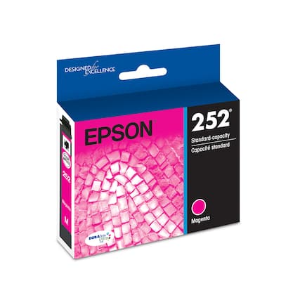 Designed for excellence, Epson 252 standard-capacity cartridges are made with high-quality materials to ensure durability and consistent performance. These cartridges are compatible with Epson printers and are available in Magenta, Cyan, and Yellow ink.