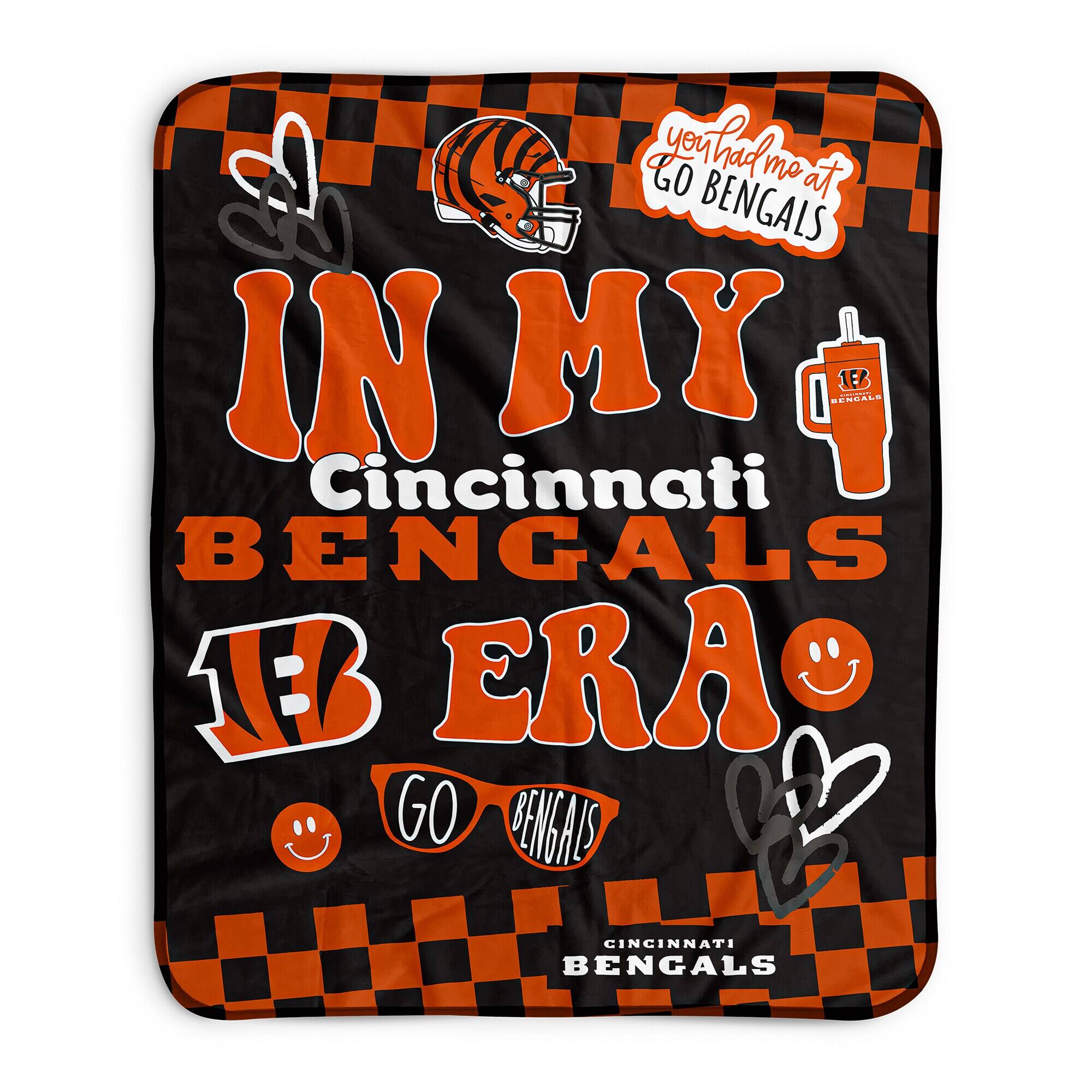 Pegasus - Cincinnati Bengals 50" x 60" In My Era Fleece Blanket - Multicolor