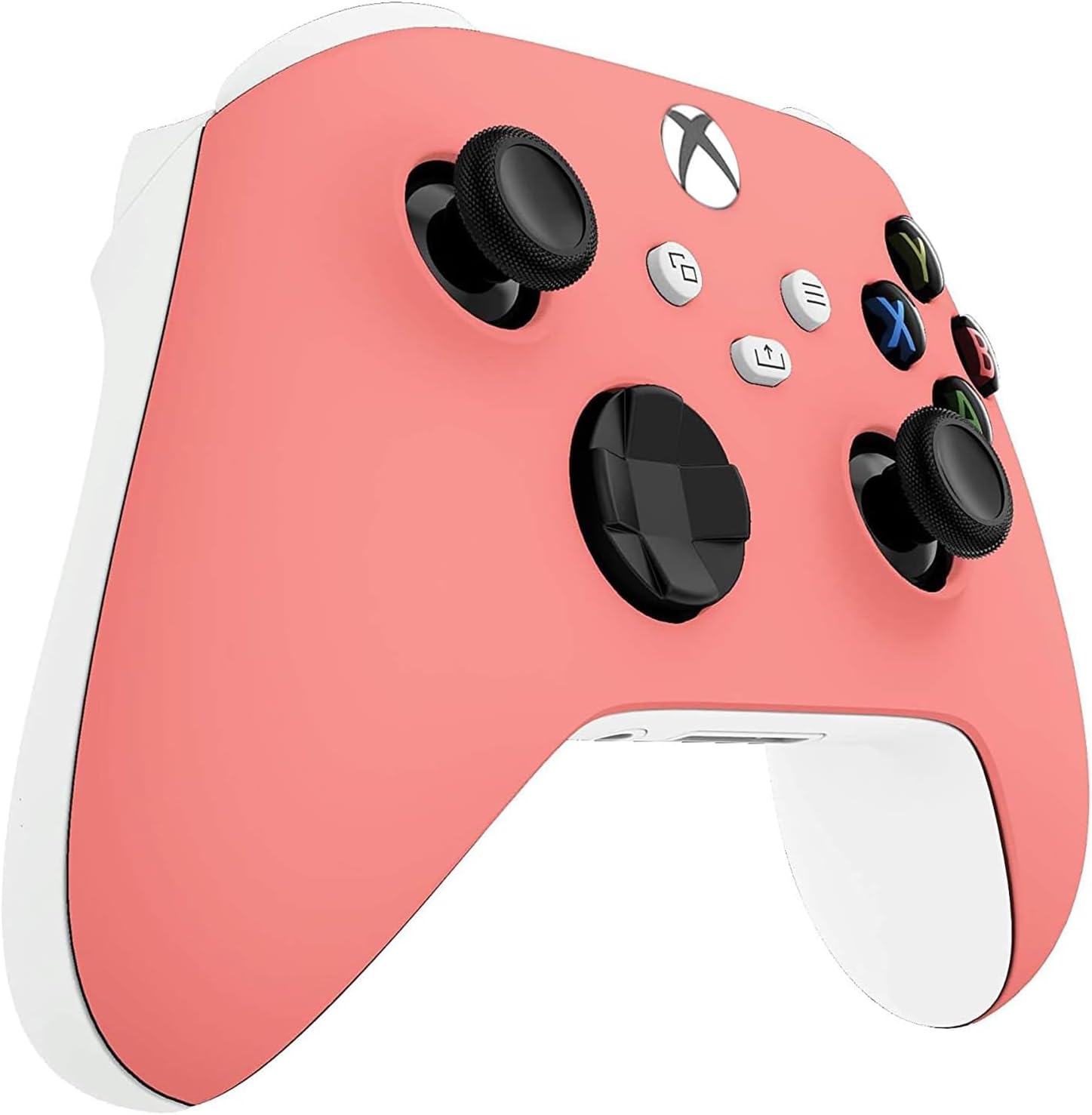 Left. Custom Controllerzz - Custom Wireless Controller for Xbox Series X|S, Xbox One, & PC - Coral.