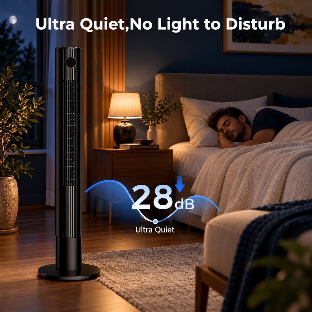 Ultra Quiet, No Light to Disturb  
28 dB  
Ultra Quiet