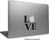 Alt View 11. MacDecals - Love Decal for Apple® MacBook® - Black.