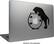 Alt View 11. MacDecals - Cat in the Fishbowl Decal for Apple® MacBook® - Black.