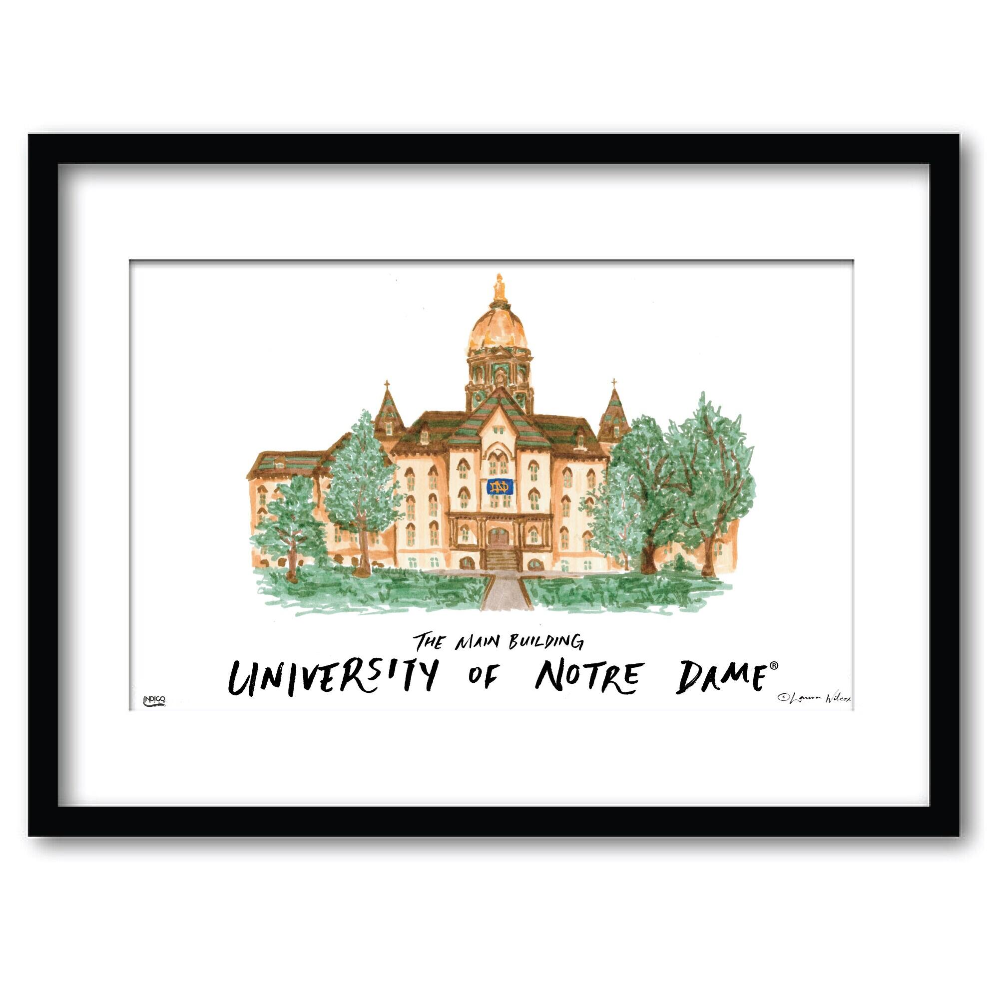 Notre Dame Fighting Irish 11" x 14" Framed University Wall Art