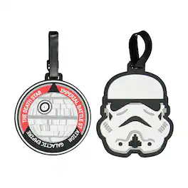 Ful - Star Wars Stormtrooper & Death Star 2-Piece Luggage Tag Set - Multi