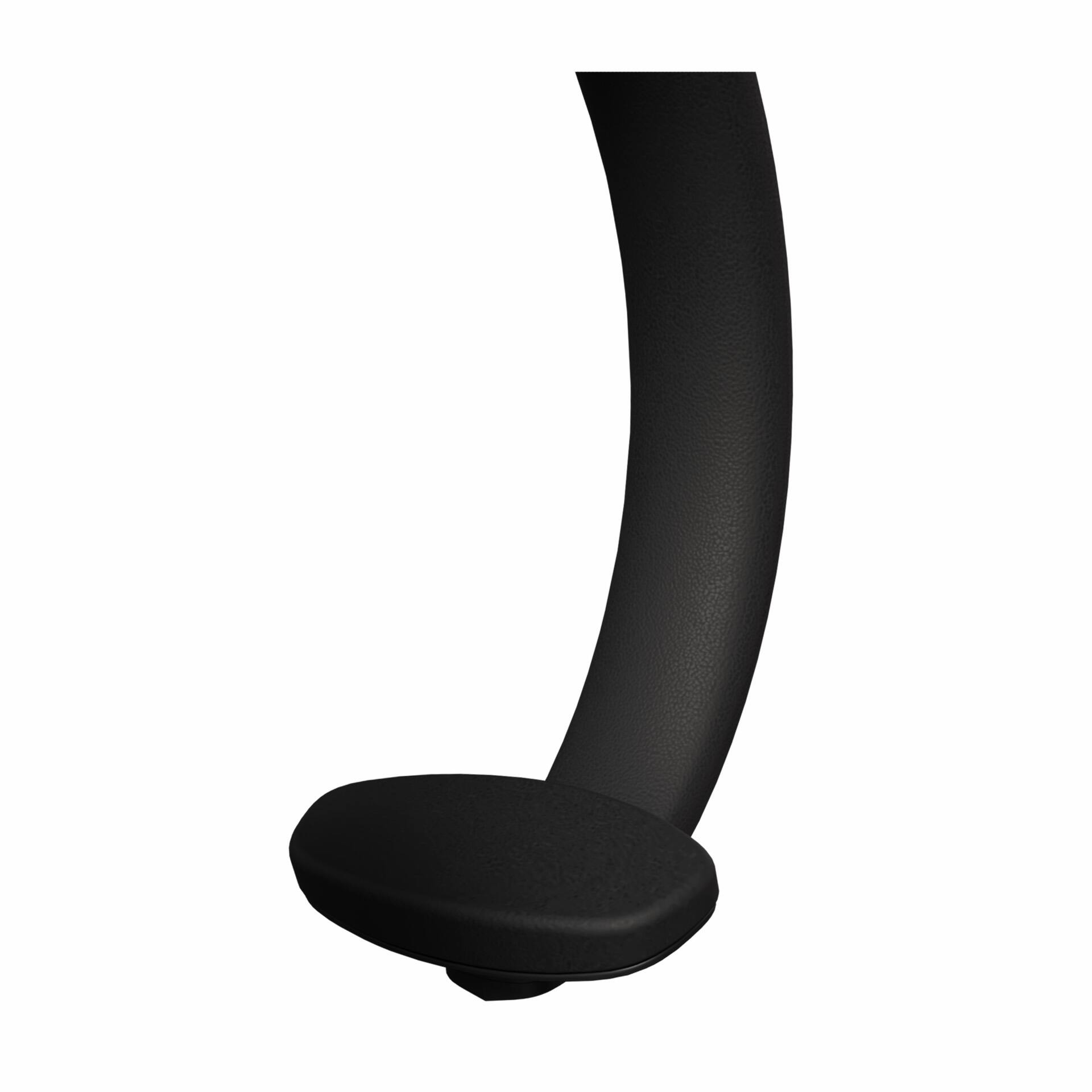 Alt View 3. BlueParrott - Pro B450 Wireless Bluetooth Mono Headset with 98% AI Voice Isolation Mics, ANC audio, and All-Day Comfort - Black.