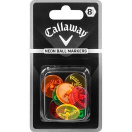 Callaway - Neon Golf Ball Markers - 8-Pack - Multicolor