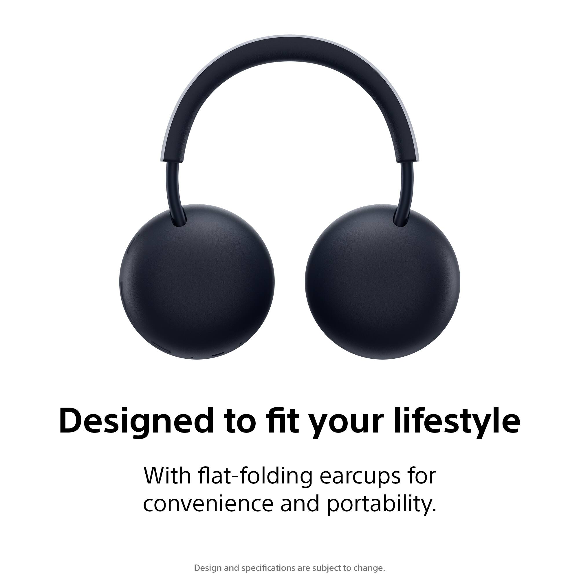Designed to fit your lifestyle  
With flat-folding earcups for convenience and portability.  
Design and specifications are subject to change.