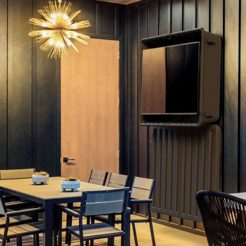 Alt View 5. Storm Shell - Storm Shell Classic Outdoor TV Enclosure  44" - Black.