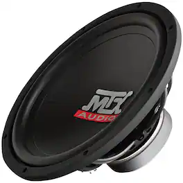 MTX - TN12-04 12" 400 Watt Sub Woofer Car Audio Power Bass Subwoofer TN1204 - Black