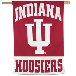 WinCraft - Indiana Hoosiers 28" x 40" Primary Logo Single-Sided Vertical Banner - Multicolor