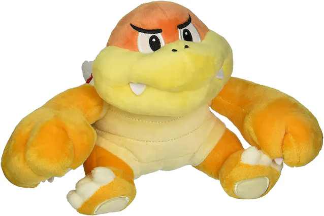 Front. Little Buddy - Super Mario All Star Collection 6 Inch Plush | Boom Boom - Yellow.
