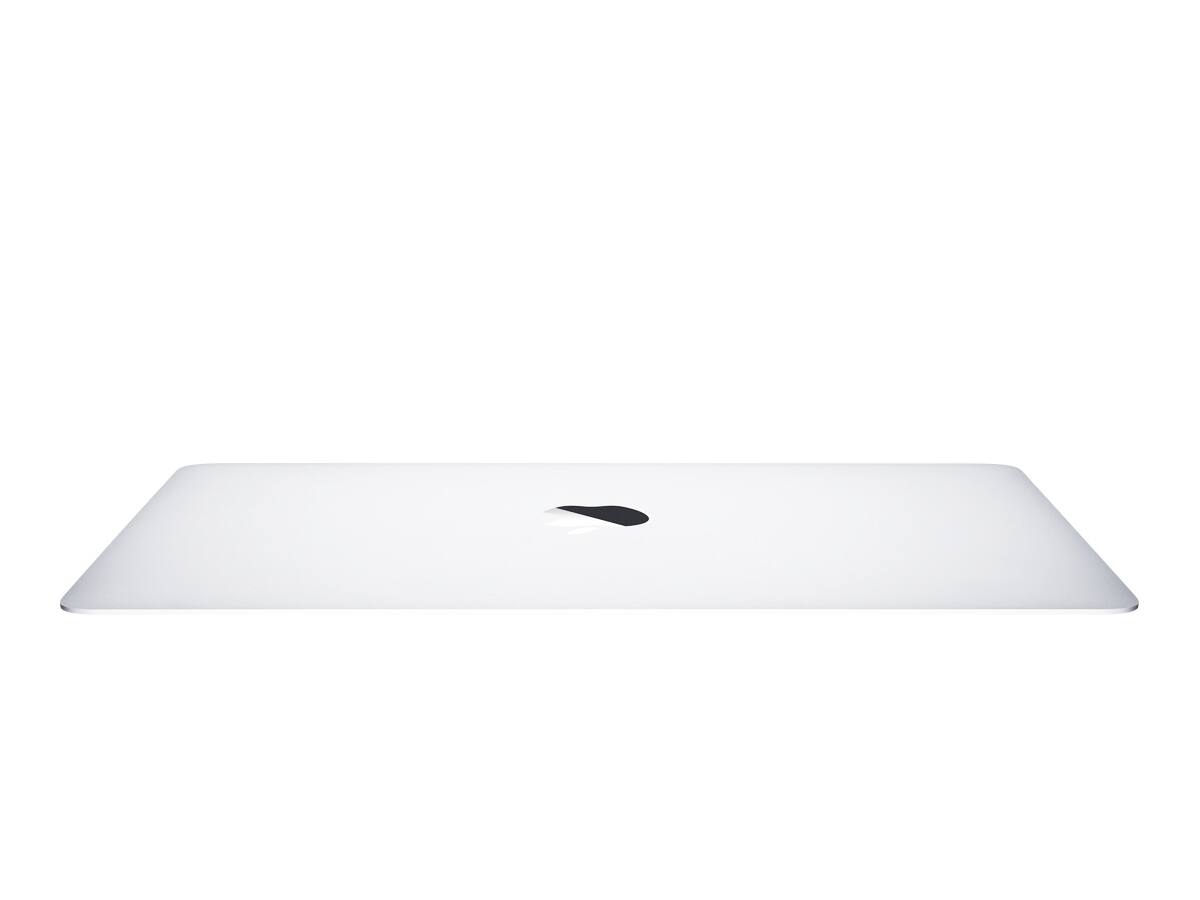 Alt View 2. Apple - Apple 12" MacBook (Mid 2017, Silver) (Spanish Keyboard) MNYH2E/A - Silver.