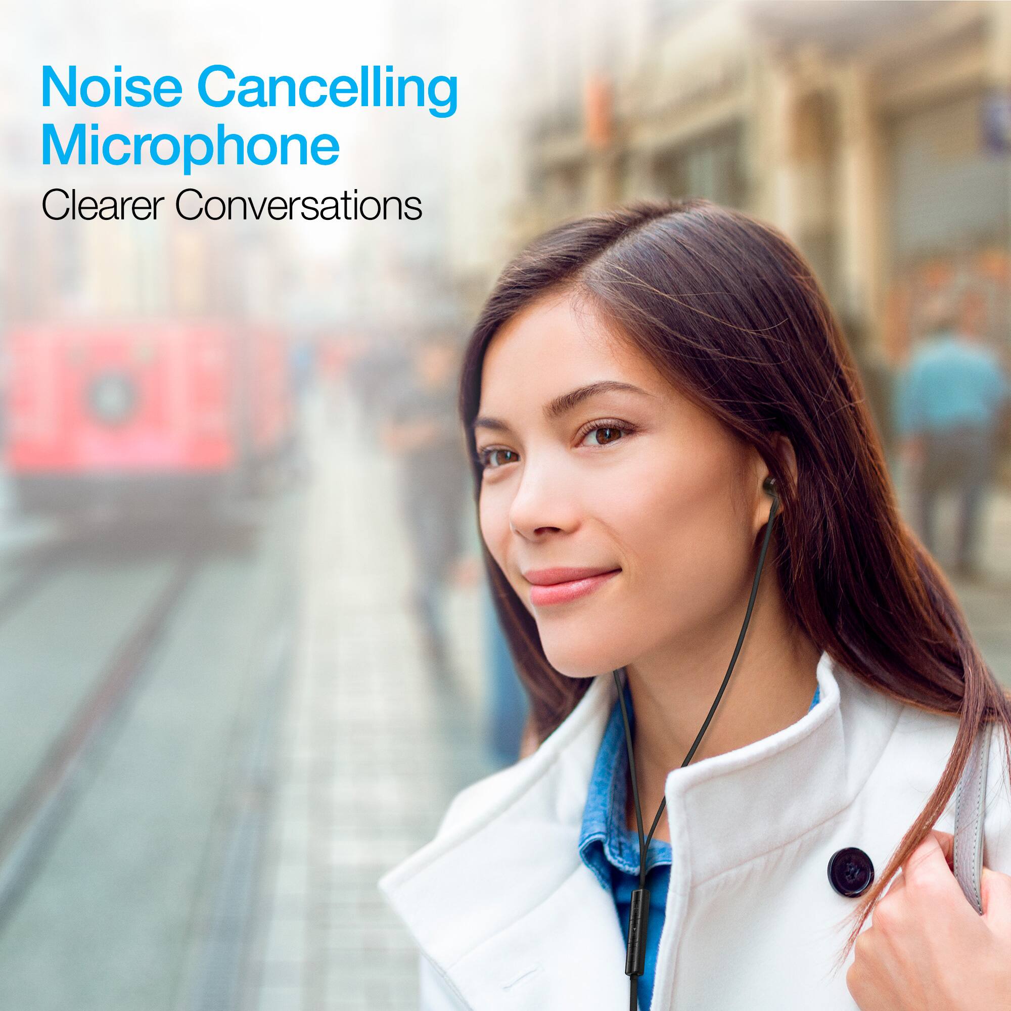 Noise Cancelling Microphone  
Clearer Conversations