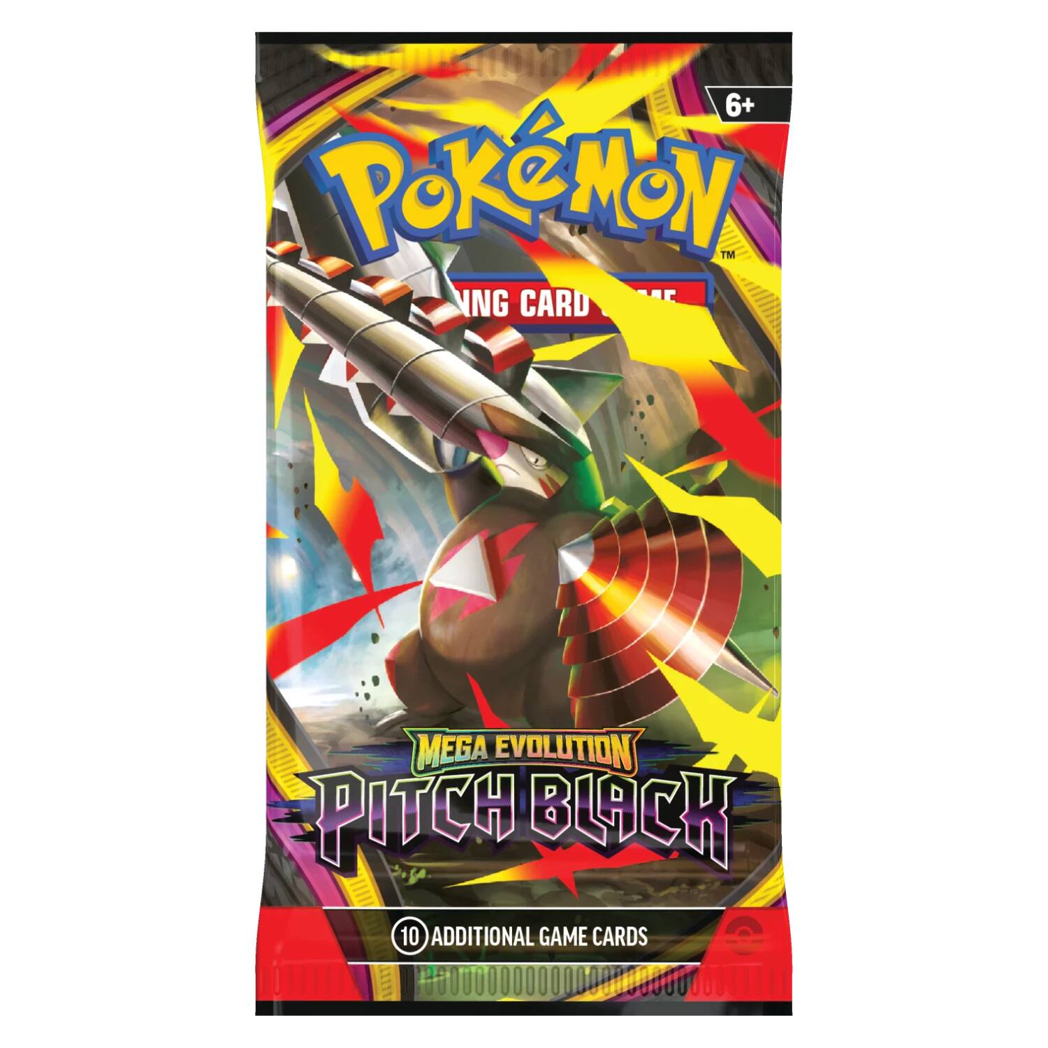 6+ Pokémon™ NG Card Game Mega Evolution Pitch Black 10 Additional Game Cards