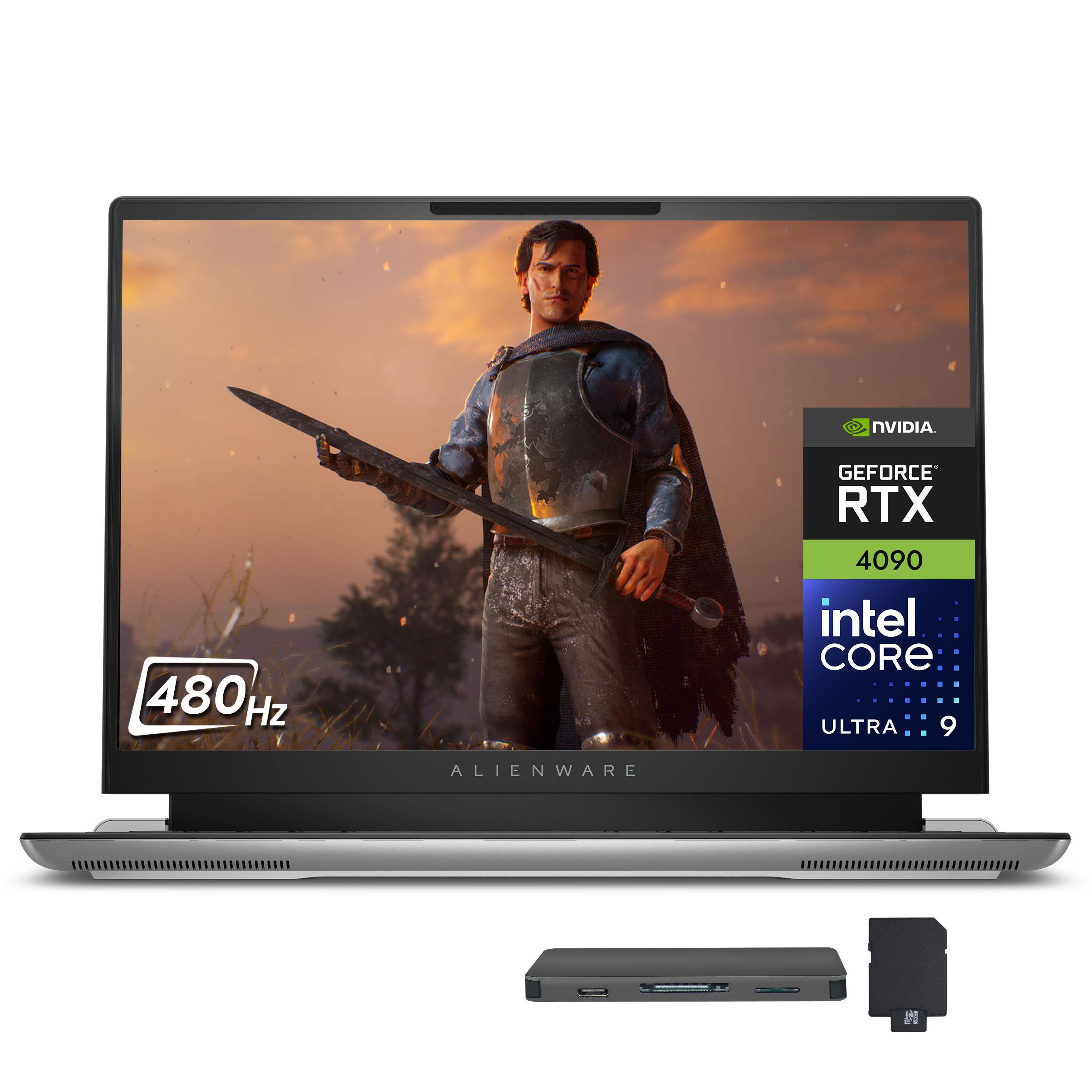 NVIDIA GEFORCE RTX 4090  
Intel CORE i9 ULTRA 9  
480 Hz  
ALIENWARE