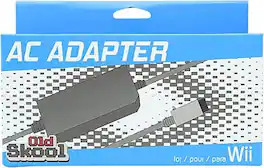 Old Skool - Nintendo Wii AC Power Adapter - Gray