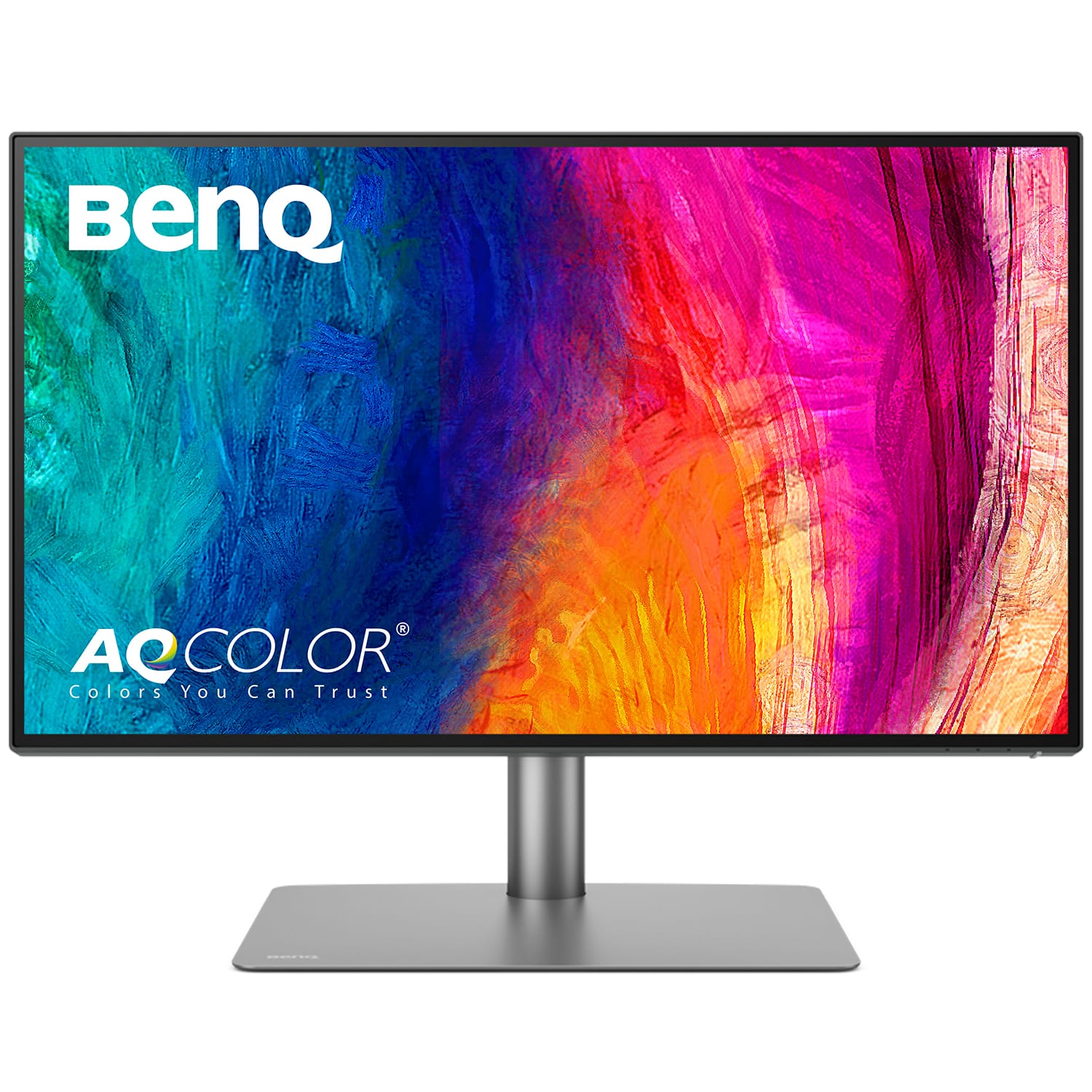 Front. BenQ - AQCOLOR PD2725U Designer 27" IPS LED 4K HDR 60Hz Mac Compatible Monitor (HDMI/DP/Thunderbolt 3 65W) - Metallic Gray.