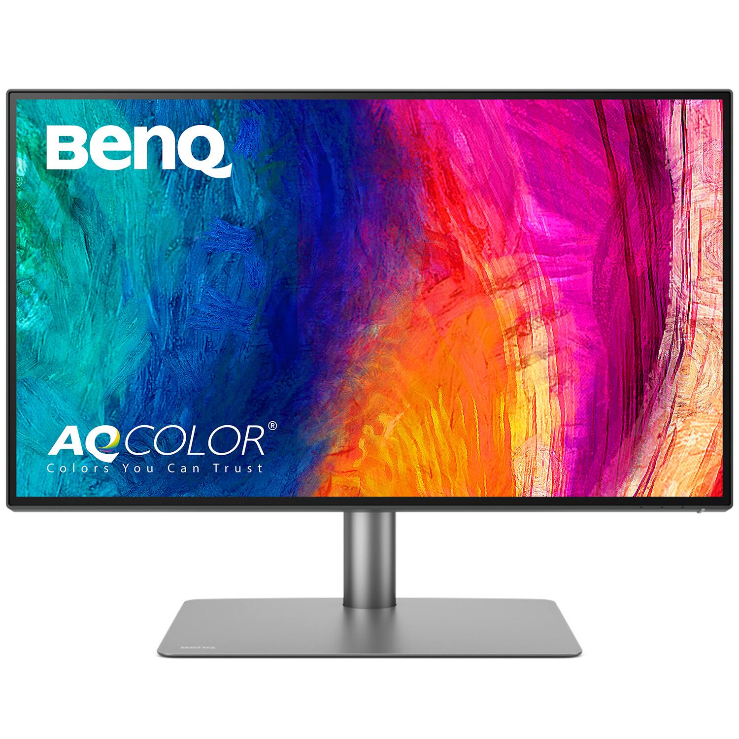BenQ - AQCOLOR PD2725U Designer 27" IPS LED 4K HDR 60Hz Mac Compatible Monitor (HDMI/DP/Thunderbolt 3 65W) - Metallic Gray