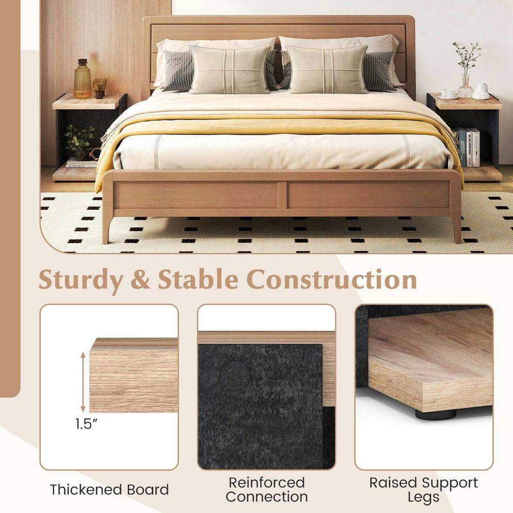 Sturdy & Stable Construction  
1.5" Thickened Board  
Reinforced Connection  
Raised Support Legs