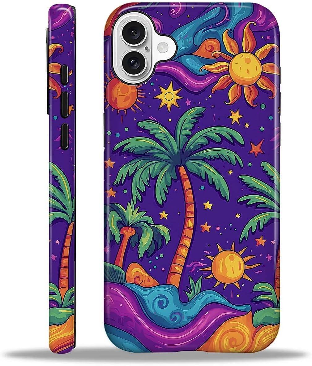 Palm Trees Stars Sun