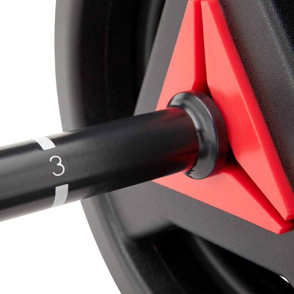 Alt View 6. Power Systems - Reebok Weight Plate for Weight Sets - Pair of 1.25kg (2.8lb) Plates w/25mm (1 inch) Diameter - Black.