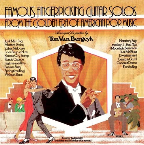 Ton Van Bergeyk - Famous Fingerpicking Guitar Solos From The Golden ERA Of American PopMusic  - COMPACT DISCS