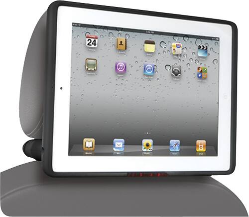 Front. Audiovox - Rear Seat Mount for Apple® iPad® 2 and iPad 3rd Generation - Black.