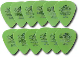 Dunlop - Tortex Guitar Picks (12-Pack) - Green